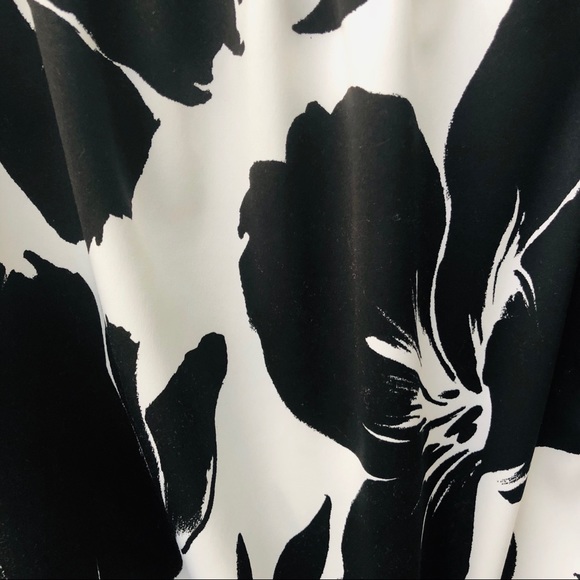 WHBM Floral Silky long sleeve Blouse Size XS - Picture 3 of 7